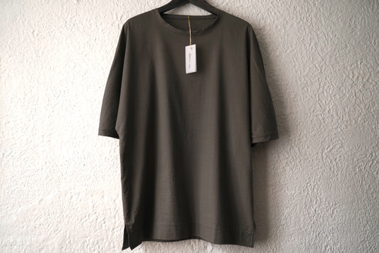 24SS シアサッカードルマンスリーブカットソー / ware(ウェアー)