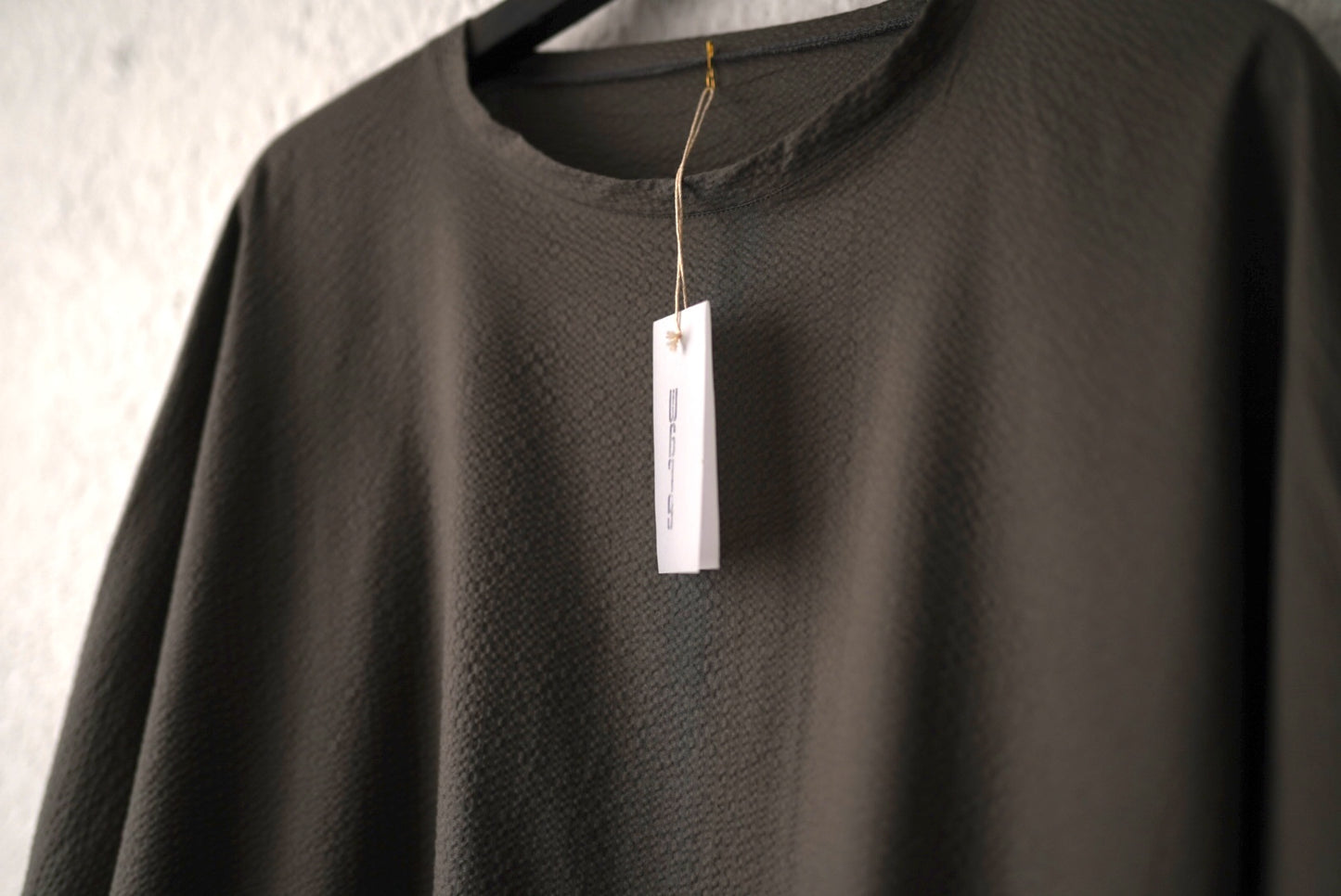 24SS シアサッカードルマンスリーブカットソー / ware(ウェアー)