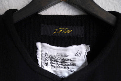 25AW KU58/CA カシミヤニットカーディガンセーター / ARCHIVIO J.M.Ribot(アルキヴィオ J.M.リボット)