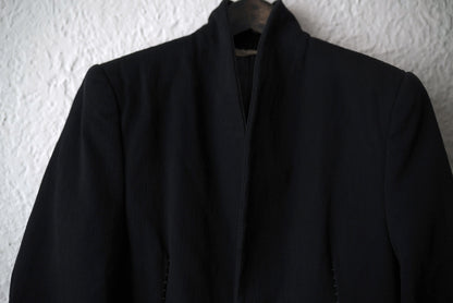 16AW INVERTED COLLAR BLAZER オーバーロックテーラードジャケット / LEOPOLD BOSSERTレオポルドボザート)