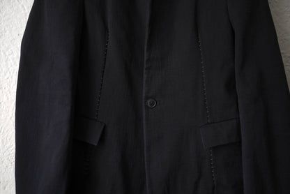 16AW INVERTED COLLAR BLAZER オーバーロックテーラードジャケット / LEOPOLD BOSSERTレオポルドボザート)