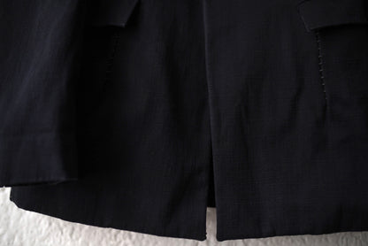 16AW INVERTED COLLAR BLAZER オーバーロックテーラードジャケット / LEOPOLD BOSSERTレオポルドボザート)