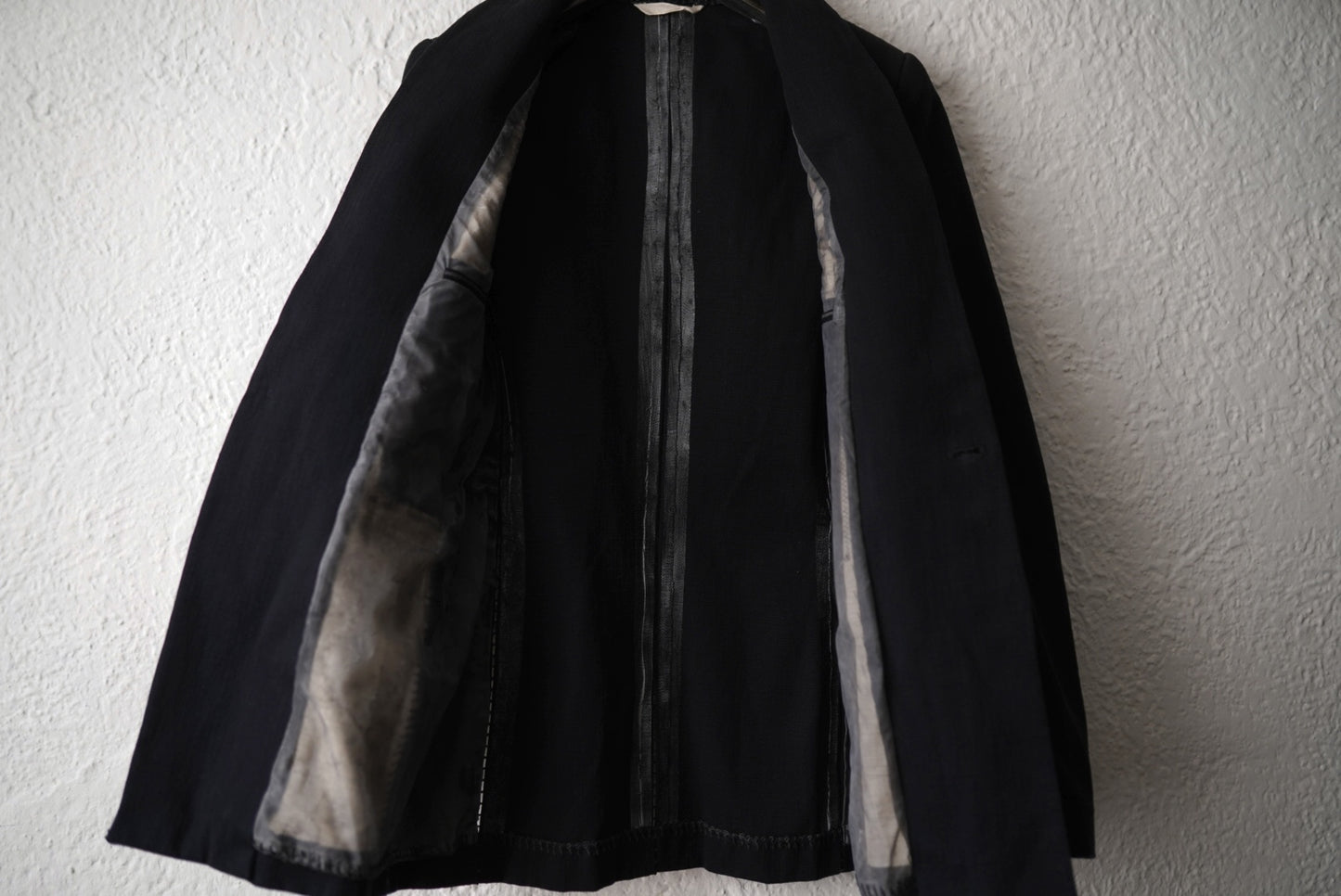 16AW INVERTED COLLAR BLAZER オーバーロックテーラードジャケット / LEOPOLD BOSSERTレオポルドボザート)