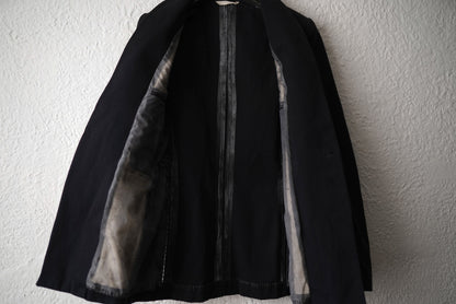 16AW INVERTED COLLAR BLAZER オーバーロックテーラードジャケット / LEOPOLD BOSSERTレオポルドボザート)