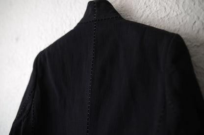 16AW INVERTED COLLAR BLAZER オーバーロックテーラードジャケット / LEOPOLD BOSSERTレオポルドボザート)