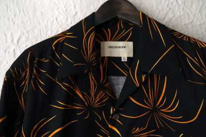 17SS FIREWORKS S/S TUCK OPEN COLLAR SHIRT 総柄開襟アロハシャツ / ANACHRONORM(アナクロノーム)