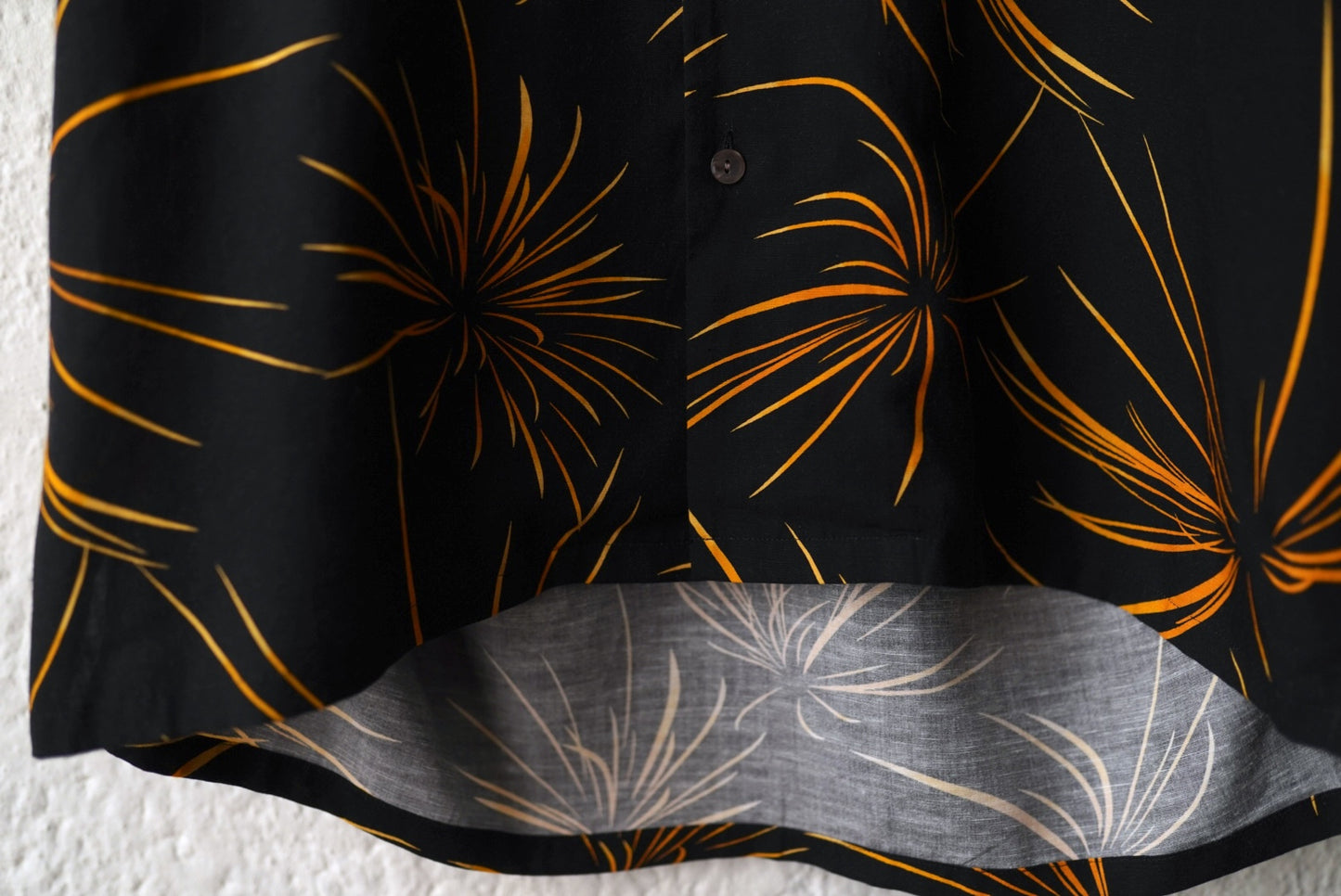 17SS FIREWORKS S/S TUCK OPEN COLLAR SHIRT 総柄開襟アロハシャツ / ANACHRONORM(アナクロノーム)