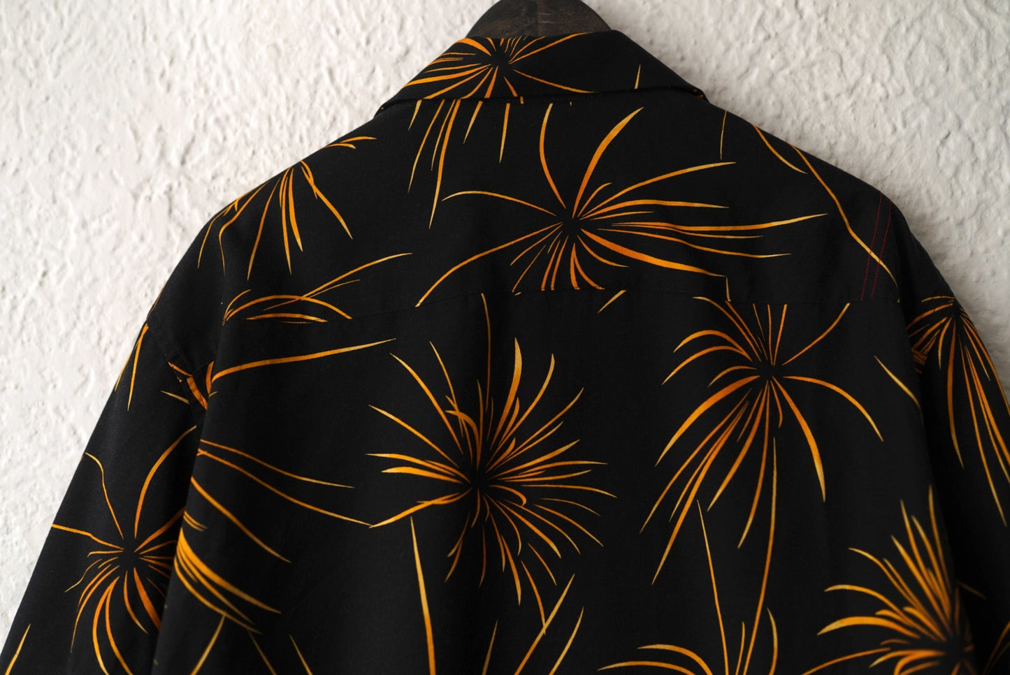17SS FIREWORKS S/S TUCK OPEN COLLAR SHIRT 総柄開襟アロハシャツ / ANACHRONORM(アナクロノーム)