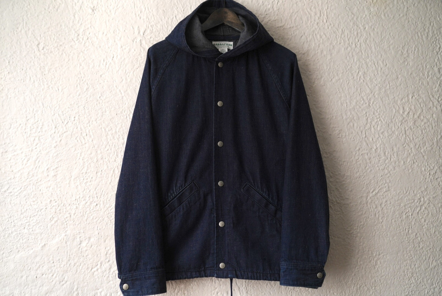 15SS GARDENER BUD BREAKER デニムフードブルゾンジャケット / SASSAFRAS(ササフラス)