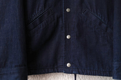 15SS GARDENER BUD BREAKER デニムフードブルゾンジャケット / SASSAFRAS(ササフラス)