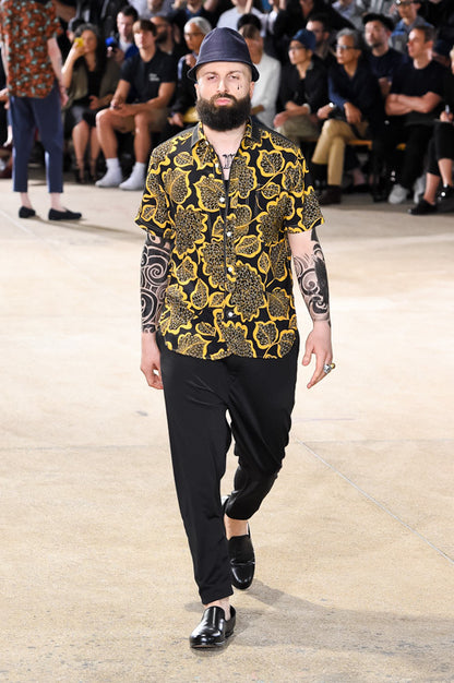 17SS 花柄半袖シャツ / JUNYAWATANABE MAN COMME des  GARCONS(ジュンヤワタナベマン コムデギャルソン)