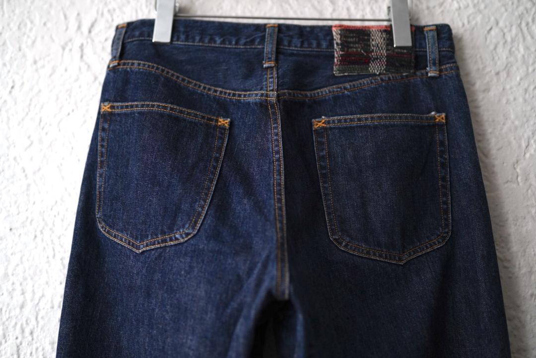 18AW 襤褸裂き織り5ポケットデニムパンツ / KUON(クオン)